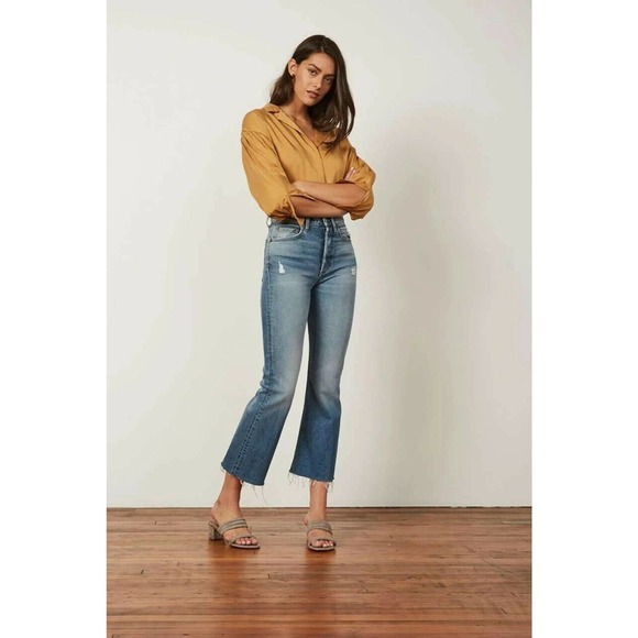 Boyish By Her Jeans Boyish Jeans Brady Mercy Island Crop Flare Size 25 Poshmark